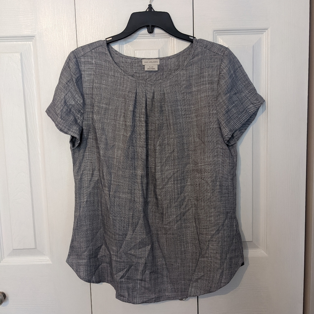 Small Grey Blouse - Van Heusen